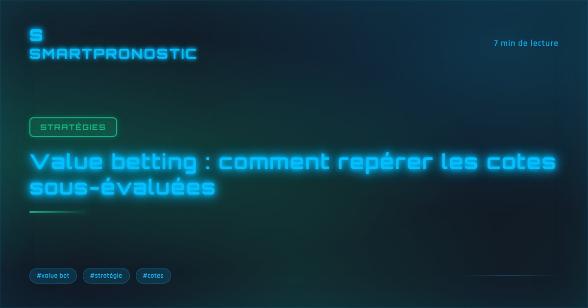 Value betting : comment repérer les cotes sous-évaluées